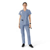 Carhartt Force Essentials Women's V-Neck Scrub Top - Ceil Blue scrub set