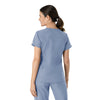 Carhartt Force Essentials Women's V-Neck Scrub Top - Ceil Blue back