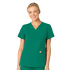 Force Essentials Women's V-Neck Scrub Top Hunter