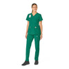 Force Essentials Women's V-Neck Scrub Top Hunter full scrub set