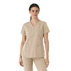 Carhartt Force Essentials Women's V-Neck Scrub Top - Khaki