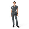 Carhartt Force Essentials Women's V-Neck Scrub Top - Pewter scrub set