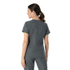 Carhartt Force Essentials Women's V-Neck Scrub Top - Pewter back
