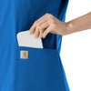 Carhartt Force Essentials Women's V-Neck Scrub Top - Royal pocket