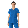 Carhartt Force Essentials Women's V-Neck Scrub Top - Royal