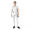 Carhartt Force Essentials Women's V-Neck Scrub Top - White scrub set
