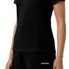 Carhartt Rugged Flex RSCU Women's Lightweight Short Sleeve Polo Scrub Top - Black