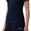 Carhartt Rugged Flex RSCU Women's Lightweight Short Sleeve Polo Scrub Top - Dark Navy