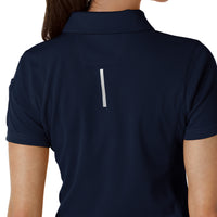 Carhartt Rugged Flex RSCU Women's Lightweight Short Sleeve Polo Scrub Top - Dark Navy