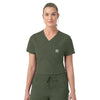 Carhartt Rugged Flex FLD Women's Tuck-in Scrub Top - Olive