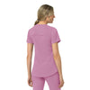 Rugged Flex Peak Women's 4-Pocket V-Neck Scrub Top Thistle back view