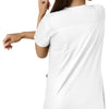 Carhartt Force Essentials Women's V-Neck Knit Panel Scrub Top - White