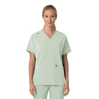 Carhartt Force Cross-Flex Women's Oversized V-Neck Scrub Top - Big Sky