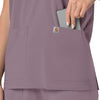 Carhartt Force Cross-Flex Women's Oversized V-Neck Scrub Top - Lavender Mist