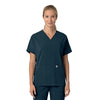 Force Cross-Flex Women's Oversized V-Neck Scrub Top Navy