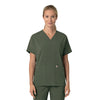 Force Cross-Flex Women's Oversized V-Neck Scrub Top Olive