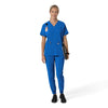 Force Cross-Flex Women's Oversized V-Neck Scrub Top Royal full scrub set