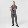 Carhartt Cross-Flex Women's Flex Panel V-Neck Scrub Top - Approaching Storm
