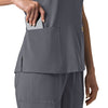 Carhartt Cross-Flex Women's Flex Panel V-Neck Scrub Top - Approaching Storm