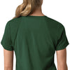 Carhartt Cross-Flex Women's Flex Panel V-Neck Scrub Top - Douglas Fir Back Detail