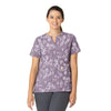 Carhartt Women's Notch Neck Print Scrub Top - Blossom Impressions