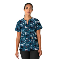 Carhartt Women's Notch Neck Print Scrub Top - Filly Trot