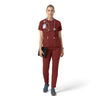 Force Cross-Flex Knit Women's Crew Neck Scrub Top Amber Terrain full scrub set
