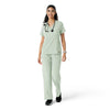 Force Cross-Flex Women's Knit Panel Scrub Top Big Sky full scrub set