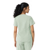 Force Cross-Flex Women's Knit Panel Scrub Top Big Sky back view