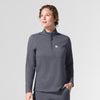 Carhartt Cross-Flex Knit Women's Long Sleeve Quarter Zip Scrub Top - Approaching Storm