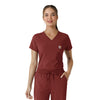 Carhartt Force Cross-Flex Women's Tuck-In Scrub Top - Amber Terrain
