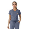 Carhartt Cross-Flex Women's Tuck-In Scrub Top - Approaching Storm