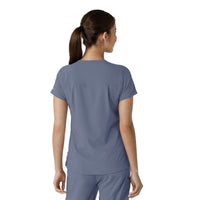 Carhartt Cross-Flex Women's Tuck-In Scrub Top - Approaching Storm