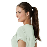 Force Cross-Flex Women's Tuck-In Scrub Top Big Sky back detail