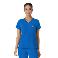 Force Cross-Flex Women's Tuck-In Scrub Top Royal
