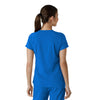 Force Cross-Flex Women's Tuck-In Scrub Top Royal back view