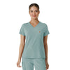Force Cross-Flex Women's Tuck-In Scrub Top Summer Blue