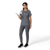 Carhartt Cross-Flex Women's Crew Neck Scrub Top - Approaching Storm