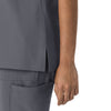 Carhartt Cross-Flex Women's Crew Neck Scrub Top - Approaching Storm