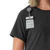 Force Cross-Flex Women's Crew Neck Scrub Top Black side detail 1