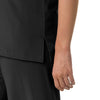 Force Cross-Flex Women's Crew Neck Scrub Top Black hemline detail