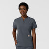 Carhartt Cross-Flex Women's Chest Pocket Scrub Top - Approaching Storm