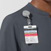 Carhartt Cross-Flex Women's Chest Pocket Scrub Top - Approaching Storm badge loop