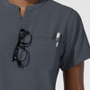 Carhartt Cross-Flex Women's Chest Pocket Scrub Top - Approaching Storm glasses loop