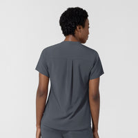 Carhartt Cross-Flex Women's Chest Pocket Scrub Top - Approaching Storm back