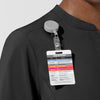 Carhartt Cross-Flex Women's Chest Pocket Scrub Top - Black badge loop