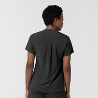 Carhartt Cross-Flex Women's Chest Pocket Scrub Top - Black back