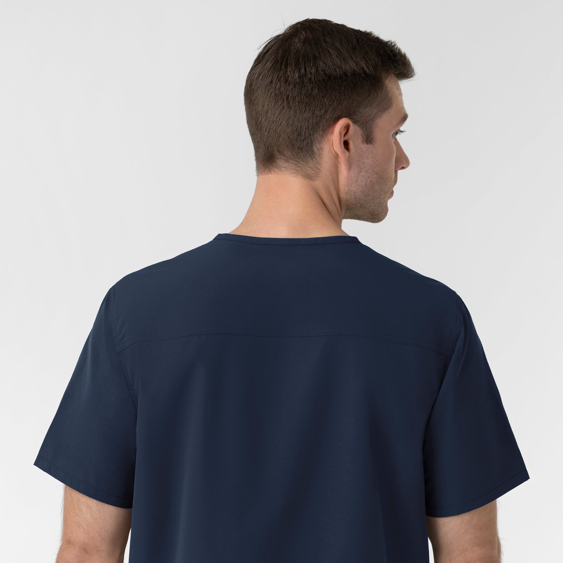 Carhartt Rugged Flex FLD Men's Ripstop V-Neck Scrub Top - Navy