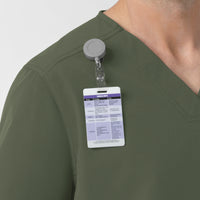 Carhartt Rugged Flex FLD Men's Ripstop V-Neck Scrub Top - Olive