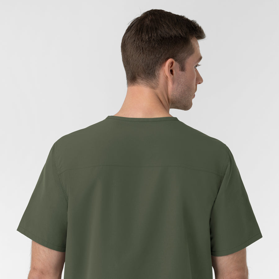 Carhartt Rugged Flex FLD Men's Ripstop V-Neck Scrub Top - Olive